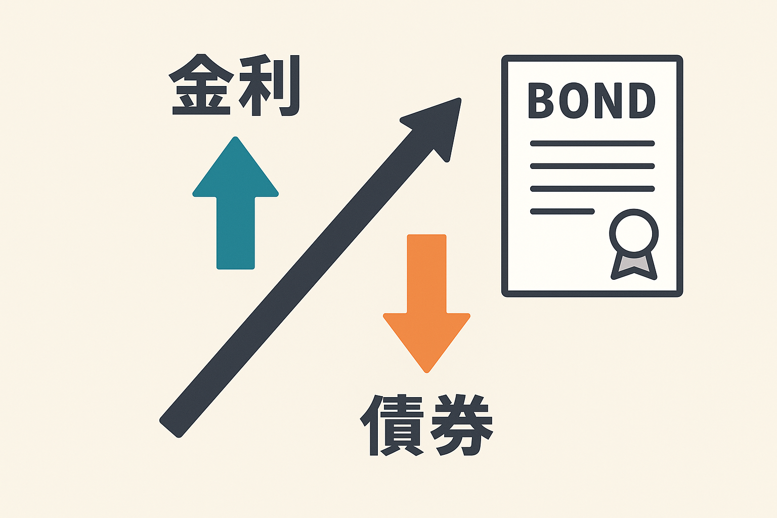 💹 金利と債券の関係をわかりやすく解説｜なぜ金利が上がると債券価格が下がるのか？