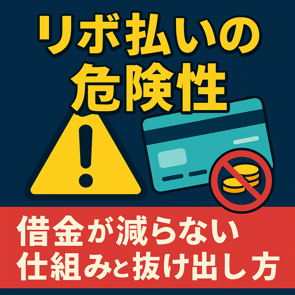 💳 リボ払いは危険！仕組みや抜け出し方をFPが徹底解説