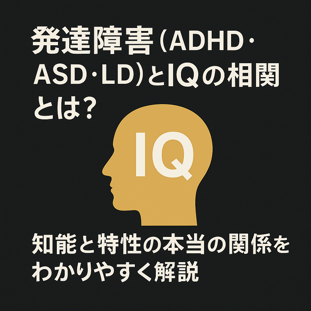 発達障害（ADHD・ASD・LD）とIQの相関とは？