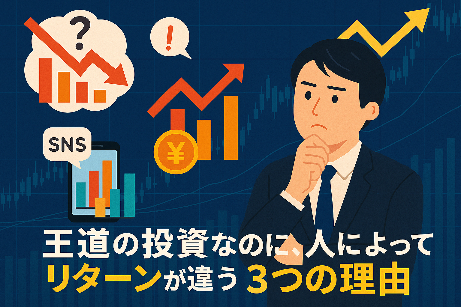 💭 王道の投資をしているのに人によってリターンが違うのはなぜか？