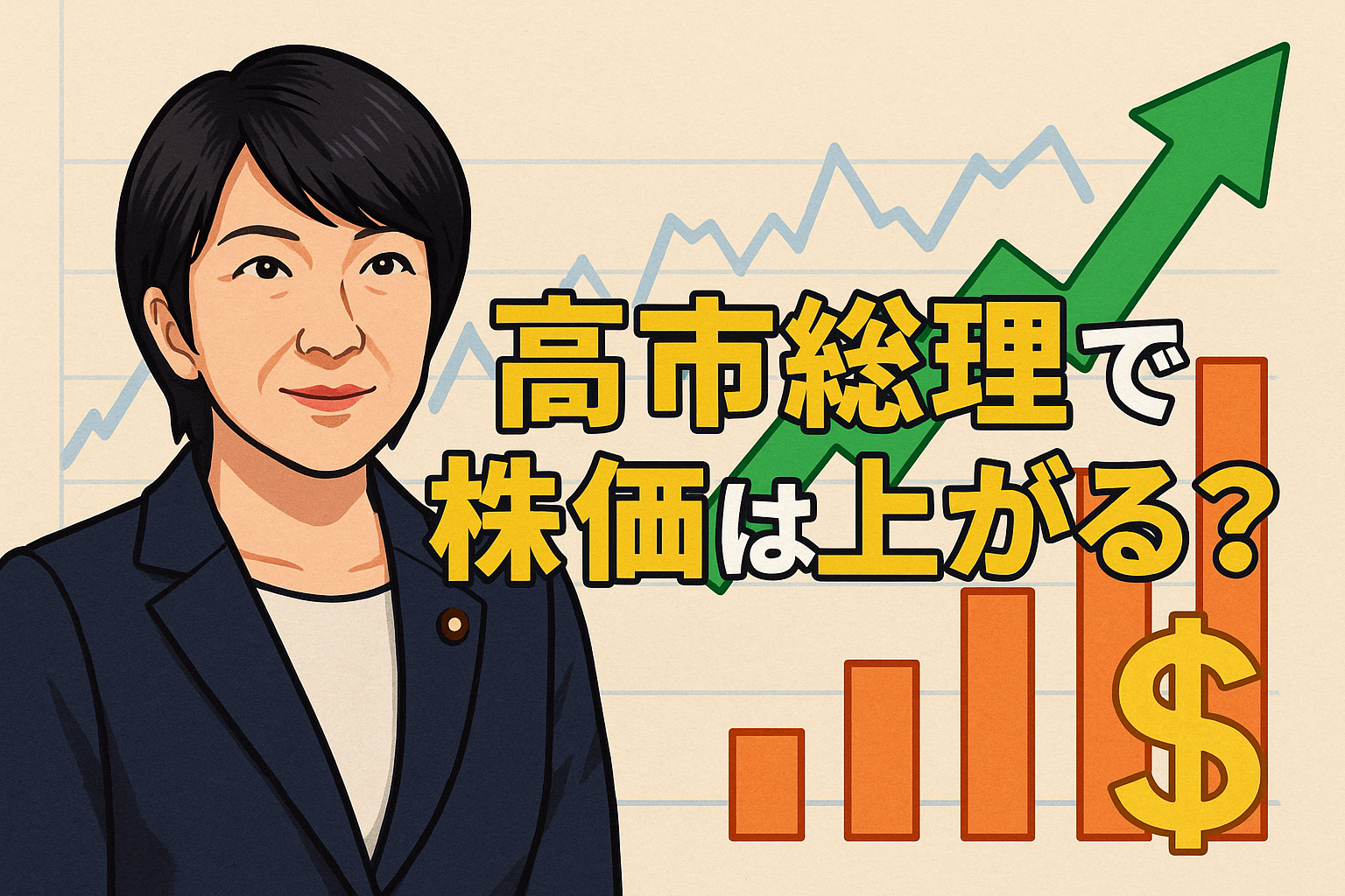 🇯🇵 高市総理で株価は上がる？期待される5つの業界