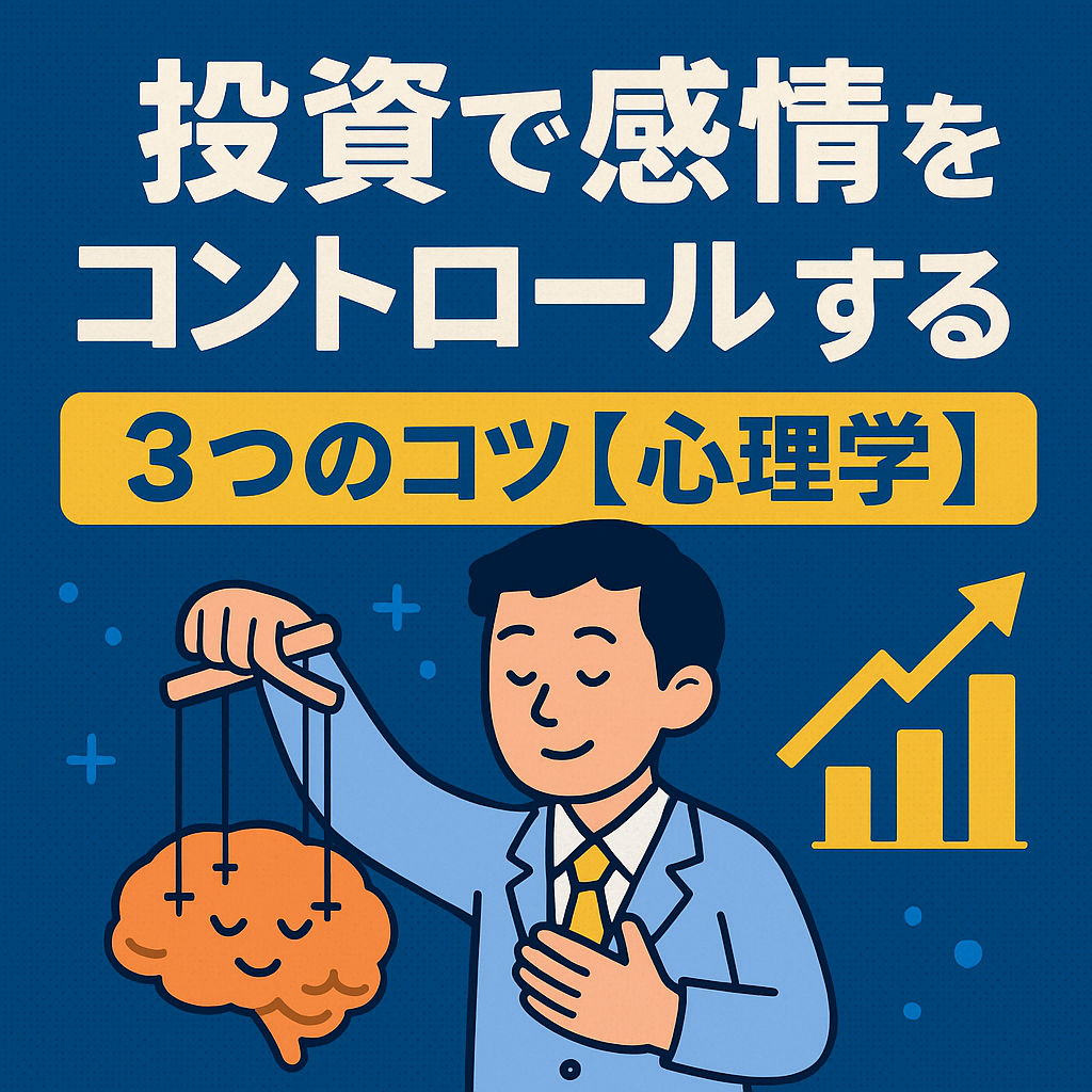 投資で感情をコントロールする3つのコツ【心理学】