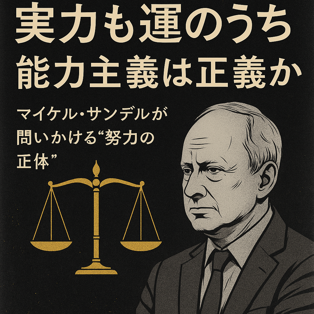 🧭 実力も運のうち　能力主義は正義か？｜マイケル・サンデルが問いかける“努力の正体”