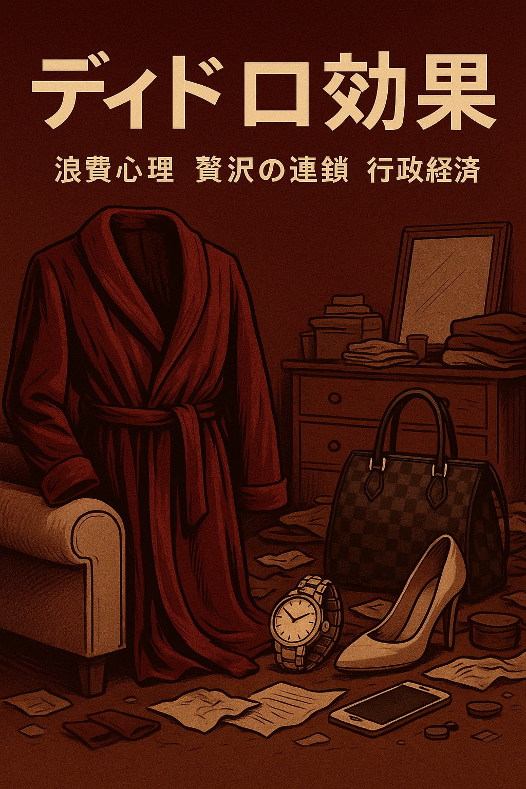 🧥 ディドロ効果とは？｜“一つの贅沢”が次の浪費を呼ぶ心理学的メカニズム