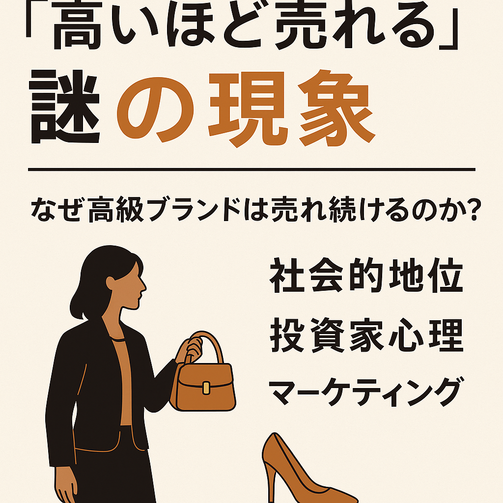 🌟「高いほど売れる」謎の現象｜ウェブレン効果を心理学×投資の視点で徹底解説する