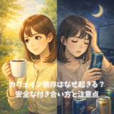 カフェイン依存はなぜ起きる？安全な付き合い方と注意点