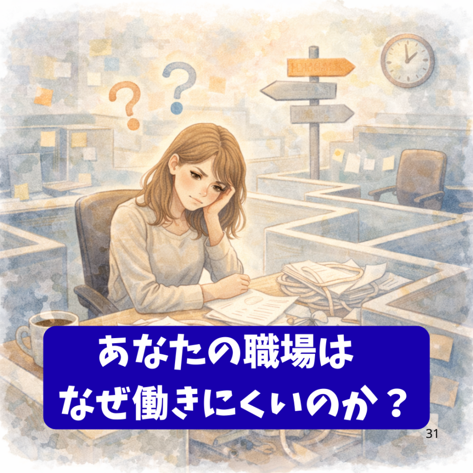 あなたの職場はなぜ働きにくいのか？