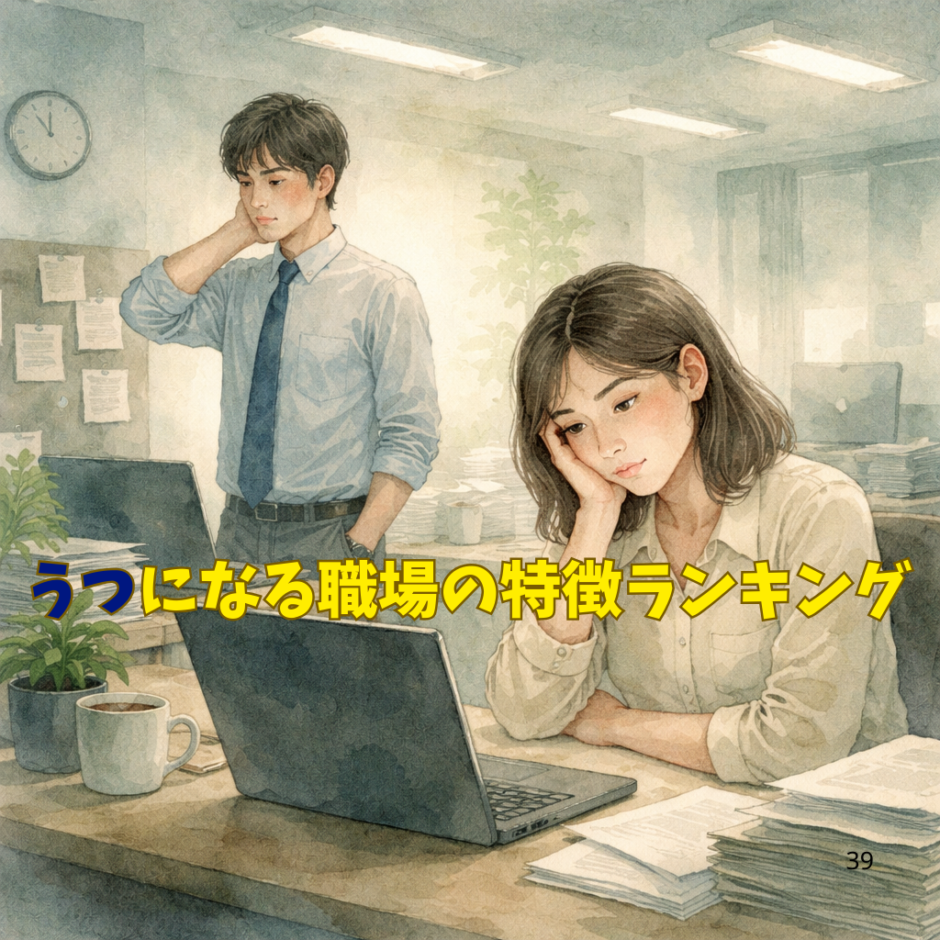 うつになる職場の特徴ランキング