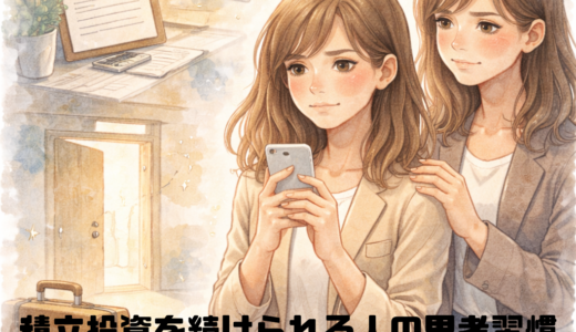 積立投資を続けられる人の思考習慣｜途中でやめない人の共通点