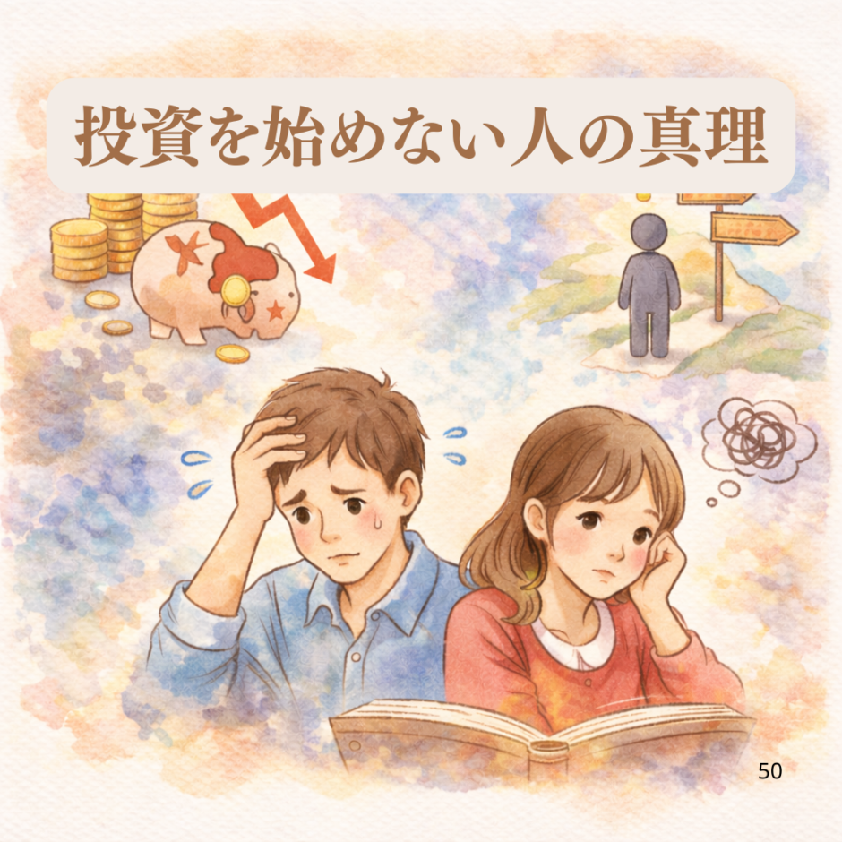 投資を始めない人の真理