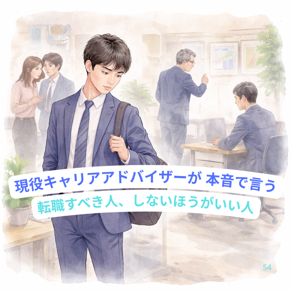 現役キャリアアドバイザーが本音で言う