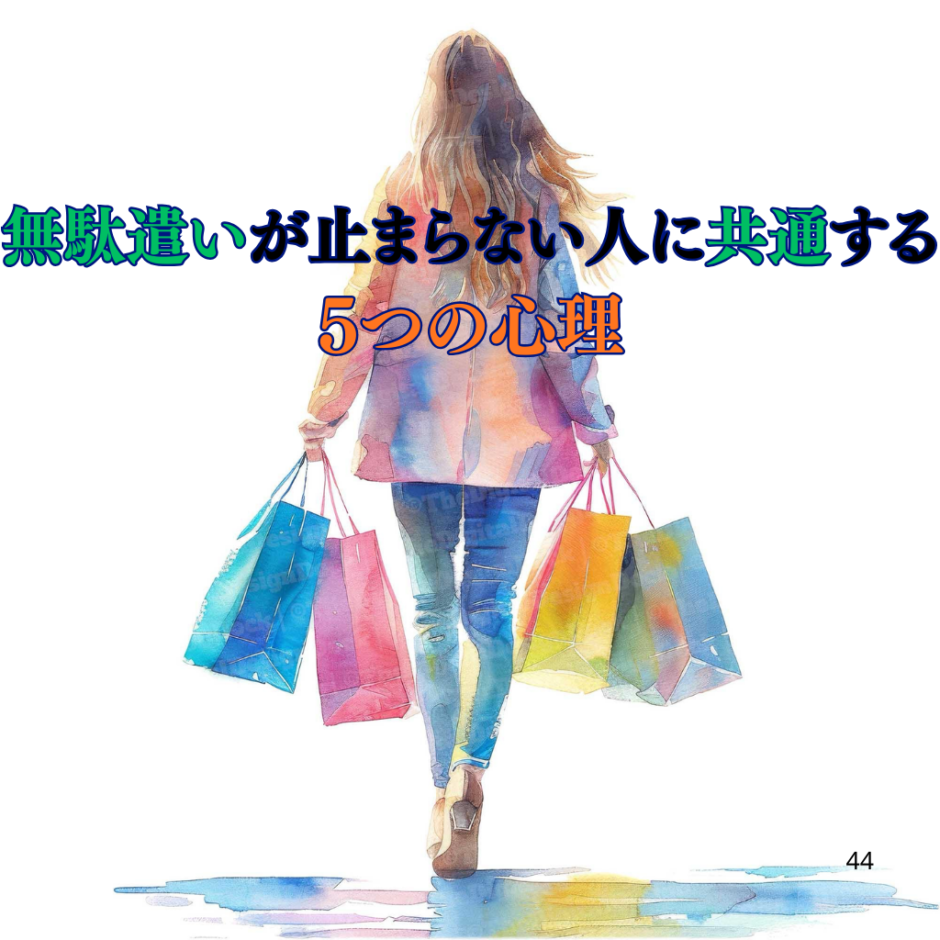 無駄遣いが止まらない人に共通する5つの心理