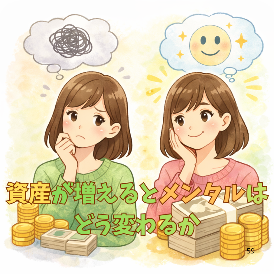 資産が増えるとメンタルはどう変わるか