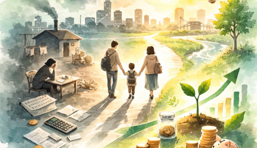 貧乏生活が続くと起こる変化とは？心理・行動・思考の劣化メカニズムを構造で解説