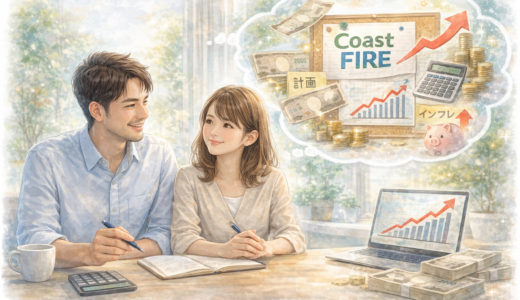 【コーストFIRE】何歳でいくら必要？老後2000万円問題をインフレ込みで計算