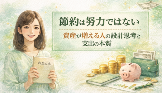 節約は努力ではない｜資産が増える人の設計思考と支出の本質