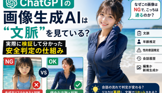 ChatGPTの画像生成AIは“文脈”を見ている？実際に検証して分かった安全判定の仕組み