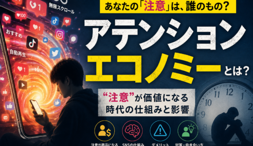 アテンション・エコノミーとは？｜“あなたの時間”が商品になる時代