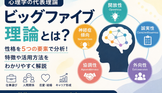 ビッグファイブ理論とは？性格を5つの要素で分析する心理学の代表理論をわかりやすく解説